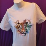 Embroidered Butterfly Dream Tiger
